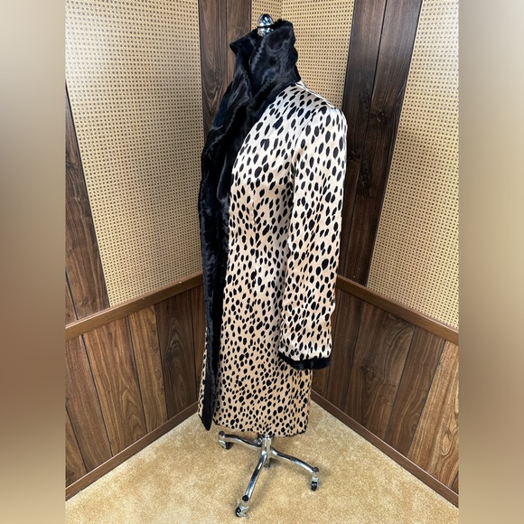 CASSIN NEW YORK JET BLACK RUSSIAN BROADTAIL FUR COAT JACKET SIZE SMALL - Picture 9 of 11